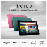Amazon Fire HD 8 32GB 8-inch tablet, imported from the UK