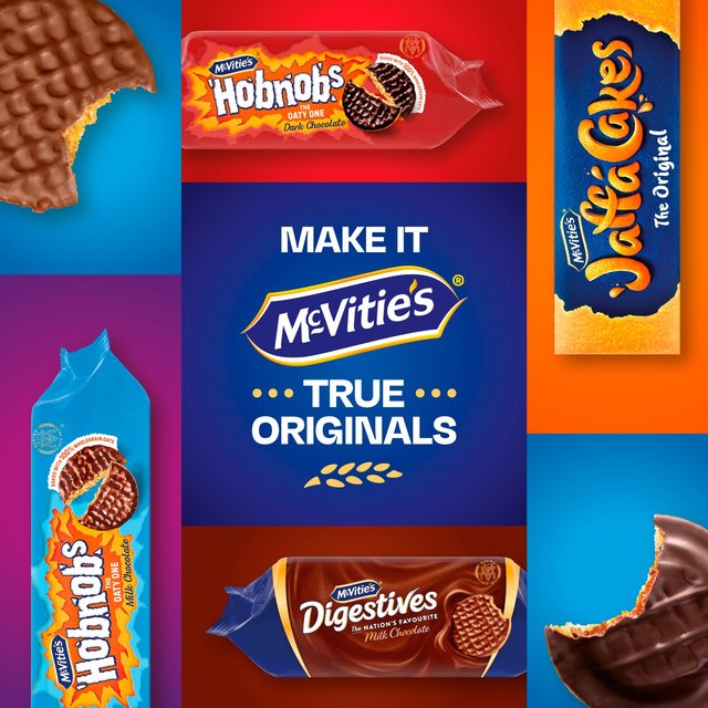 McVitie's Hobnob's Biscuits The Oaty One Dark Chocolate    262g GOODS M&S   