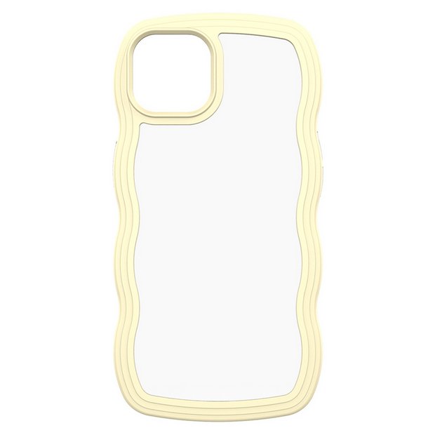 Proporta iPhone 14 wavy cream phone case - British product