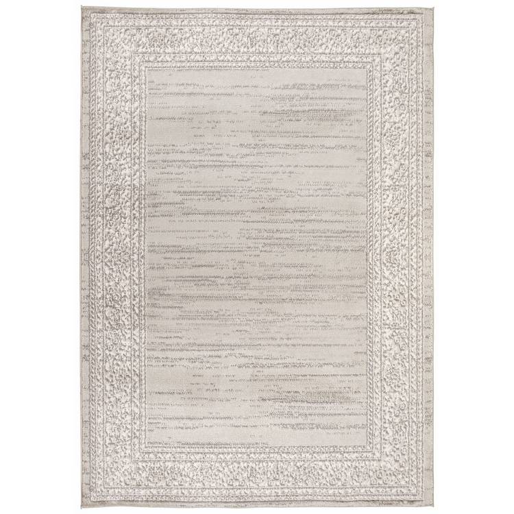 Argos Home vintage border cream cut pile rug 120x170cm, imported from the UK