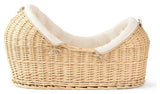 Clair de Lune Organic Cream Noah Pod Moses Basket With Stand GOODS Argos