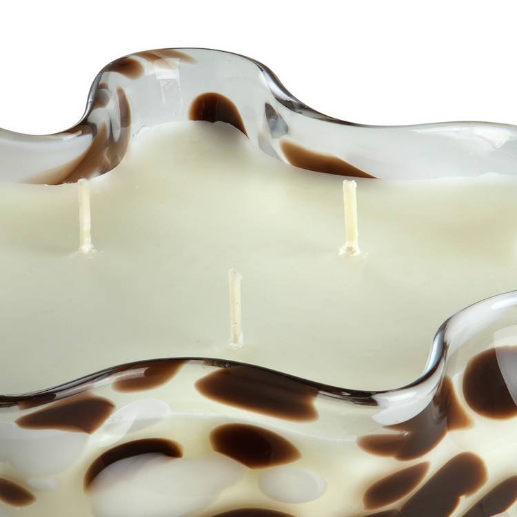 Habitat multiwick candle white suede amber, UK version