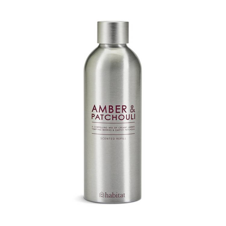 Habitat Patchouli Amber diffuser refill 180ml - British product