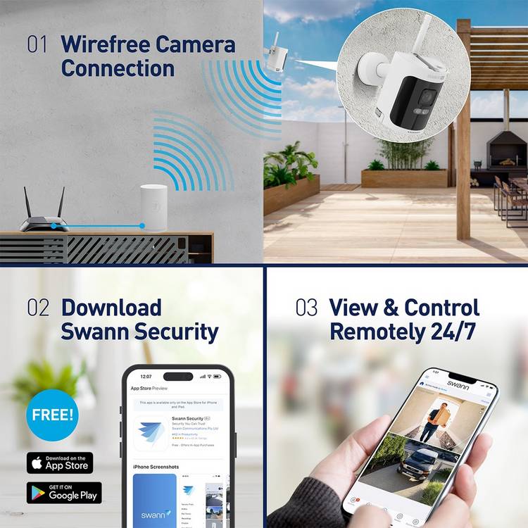 Swann AllSecure 4K wireless security camera system 2 pack (British brand)