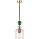 BHS Arezzo glass pendant light blush pink, UK version