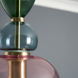 BHS Arezzo glass pendant light blush pink, UK version
