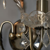 BHS Josefine wall light brass with leaf detailing - British product