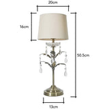 BHS Josefine leaf metal table lamp brass - British product