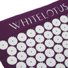 Acupressure mat and pillow set with 10,710 pressure points, imported from the UK
