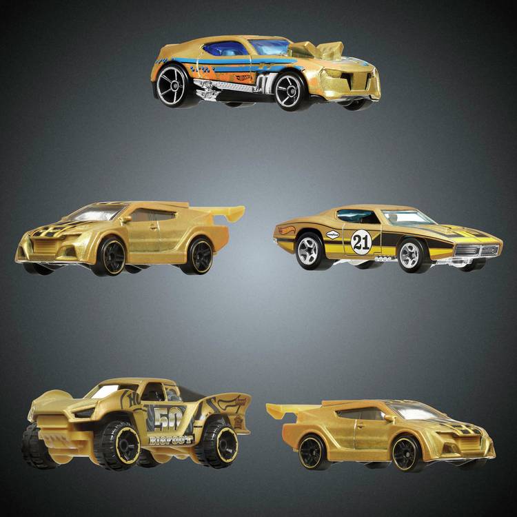 Hot Wheels Monster Trucks Trophy Collection die-cast cars (British brand)