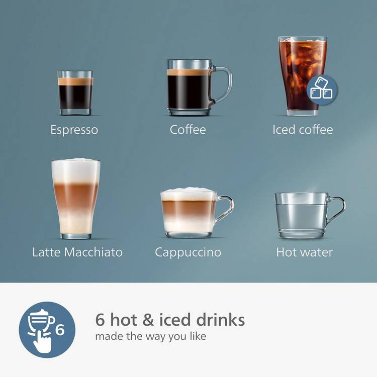 Philips 3300 LatteGo bean to cup coffee machine black (British brand)