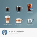 Philips 3300 LatteGo bean to cup coffee machine black (British brand)