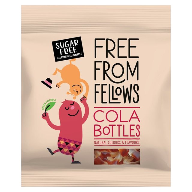 Free From Fellows Vegan Sugar Free Cola Bottles   70g GOODS M&S   