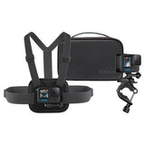 GoPro Sports Kit with chest and handlebar mounts - British product