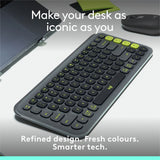Logitech POP Icon Keys wireless keyboard Graphite, UK version
