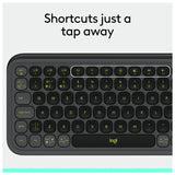 Logitech POP Icon Keys wireless keyboard Graphite, UK version