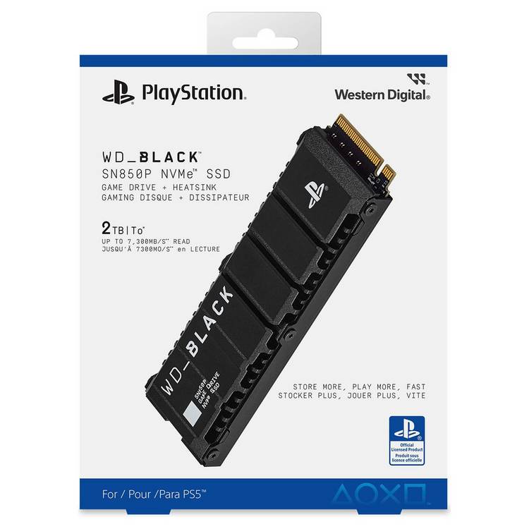 WD SN850P NVMe SSD for PS5 2TB, UK version