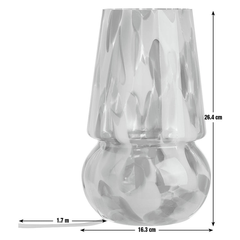 Habitat confetti glass table lamp in pastel colours (British brand)