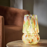Habitat confetti glass table lamp in pastel colours (British brand)