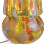 Habitat confetti glass table lamp in pastel colours (British brand)