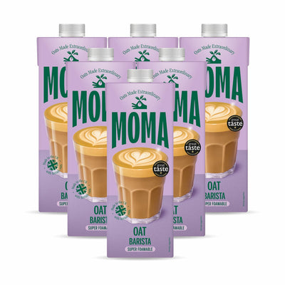 Costco UK Moma Oat Drink Barista Edition Milk Alternative 6 x 1L- Buy online at McGrocer