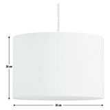 Argos Home white easy fit lampshade 30cm - British product