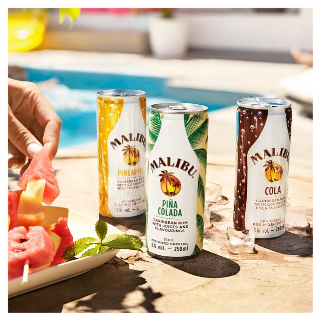 Malibu Pina Colada Pre-Mixed Can   250ml GOODS M&S   