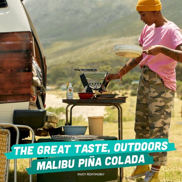 Malibu Pina Colada Pre-Mixed Can   250ml GOODS M&S   