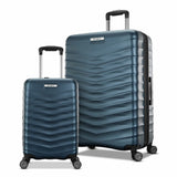 Samsonite Precision DLX 2 Piece Hardside Expandable Spinner Luggage Set in Lagoon Blue