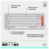 Logitech POP Icon Keys wireless keyboard off white, imported from the UK