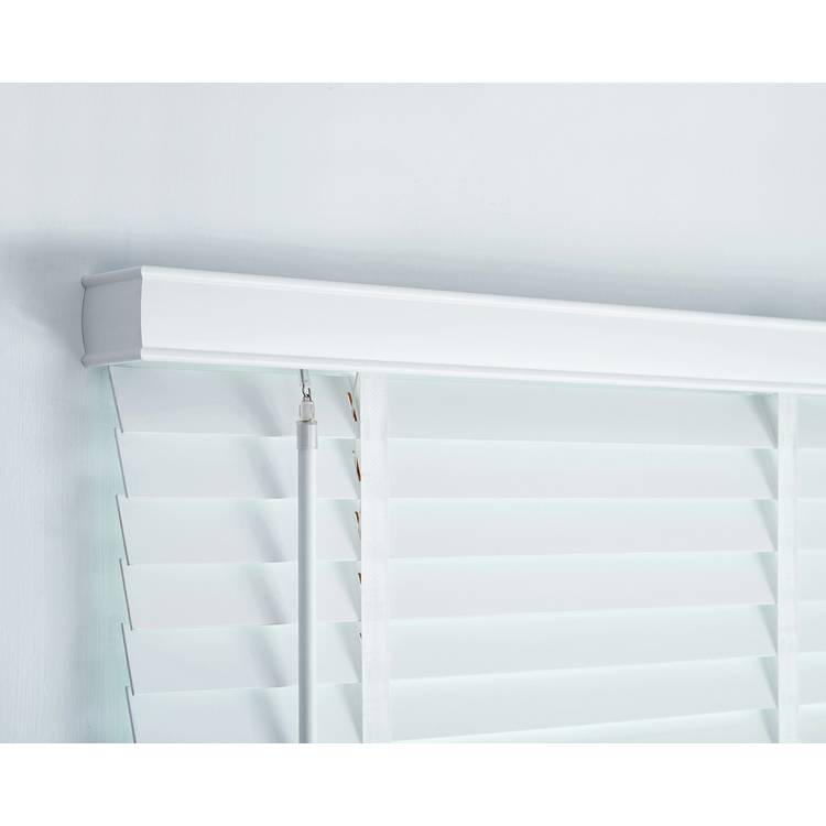 Little Black Book venetian blind basswood white 85cm, UK version