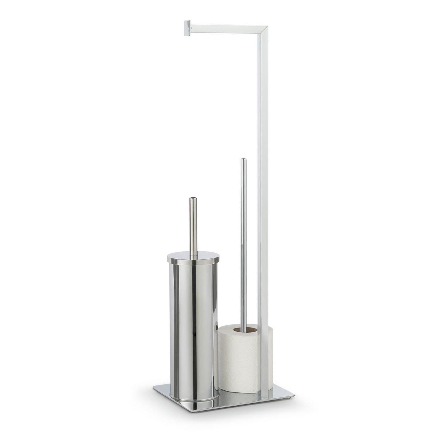 Argos Home 3-in-1 toilet roll holder in chrome, UK version