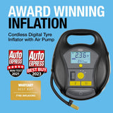 Ring RTC6000 cordless tyre inflator, imported from the UK