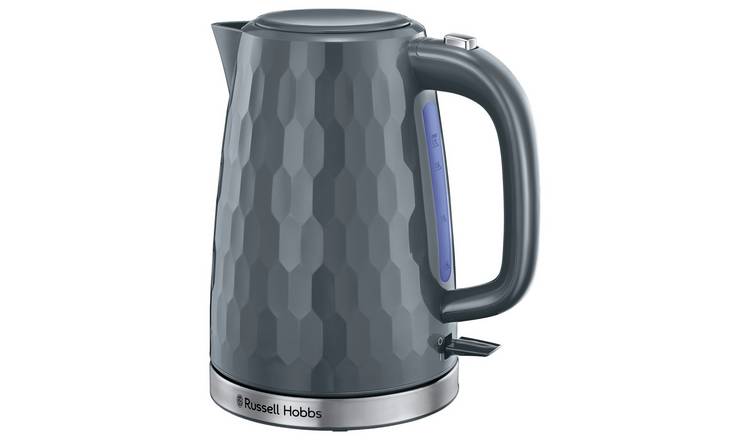 Russell Hobbs Honeycomb Grey Plastic Kettle 26053 GOODS Argos