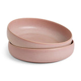 Habitat pink stoneware pasta bowls set of 4 (British brand)