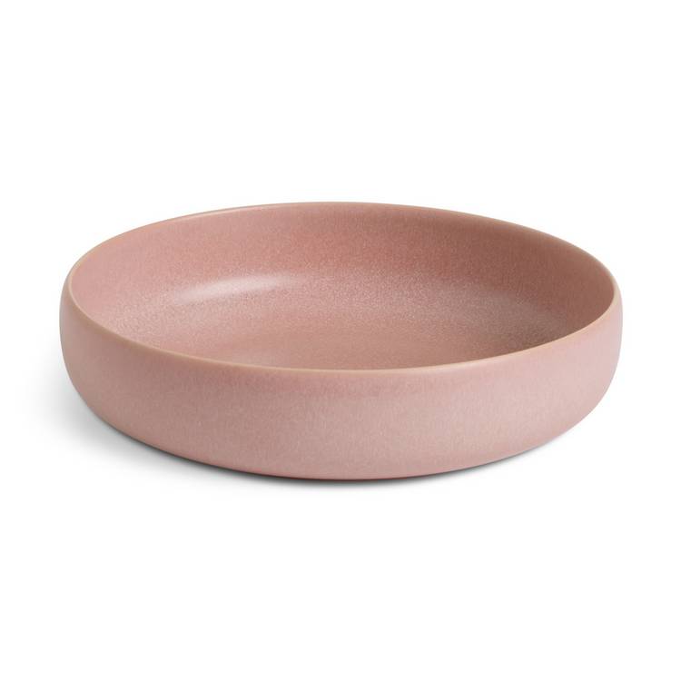 Habitat pink stoneware pasta bowls set of 4 (British brand)