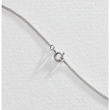 Moon & Back sterling silver Mum heart pendant necklace - British product