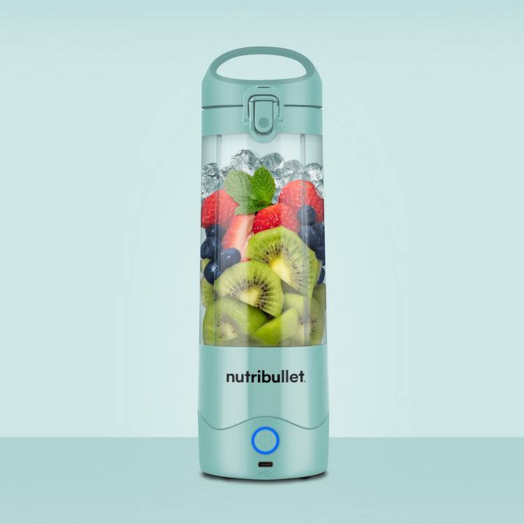 nutribullet portable blender light blue (British brand)