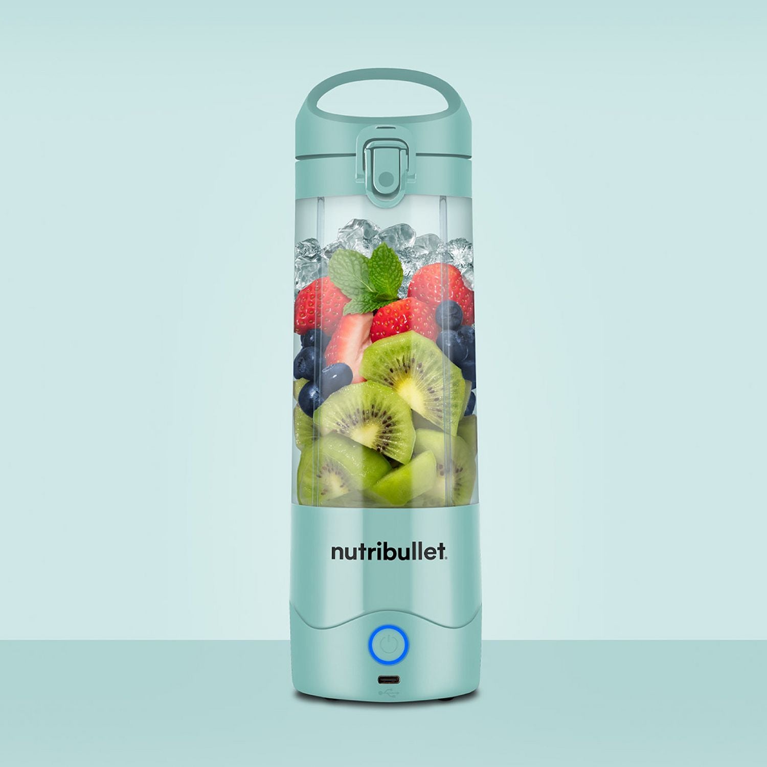 nutribullet portable blender light blue (British brand)