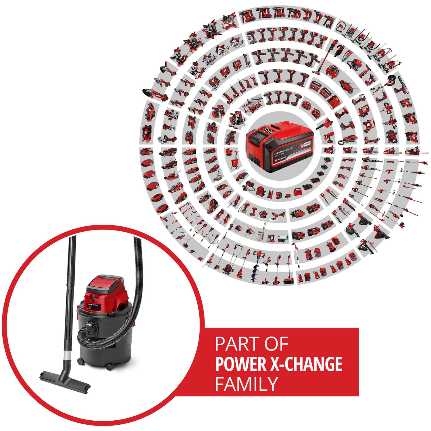 Einhell cordless wet dry vacuum cleaner 15 litre (British brand)