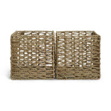 Habitat seagrass storage boxes set of 2 square 28cm (British brand)