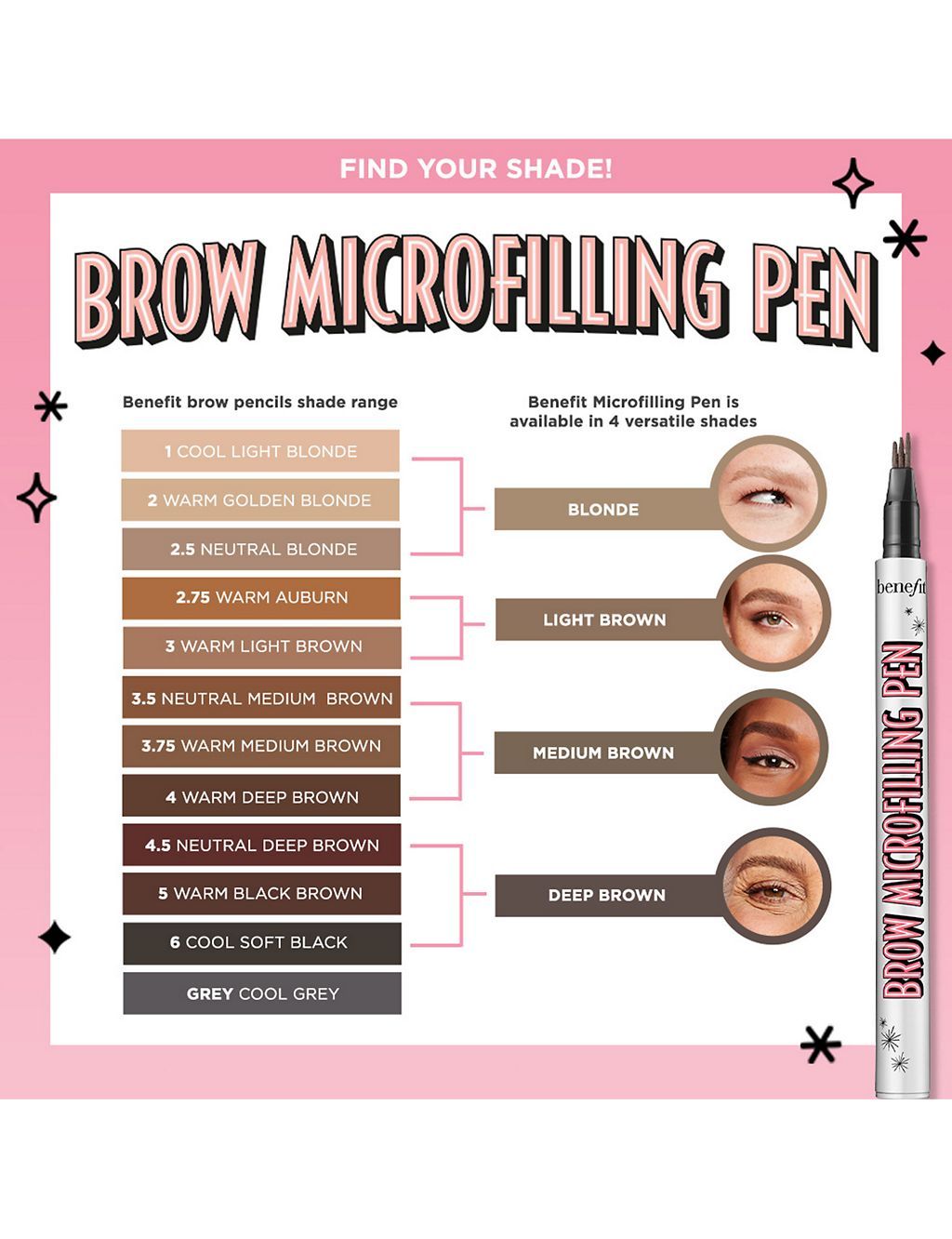 Brow Microfilling Pen 0.77ml Make Up & Beauty Accessories M&S   