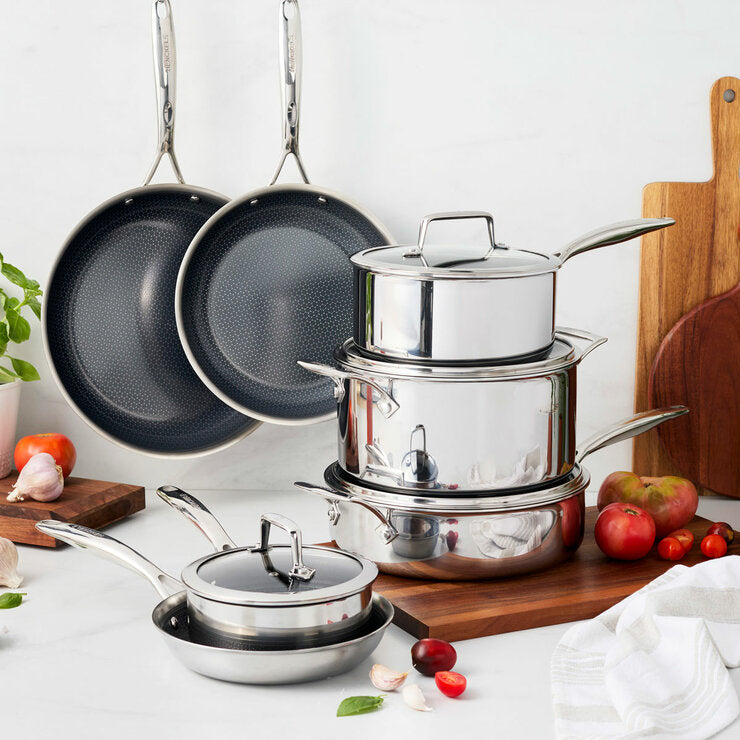 Ensemble d'ustensiles de cuisine Henckels Paradigm en acier inoxydable, 11 pièces (marque britannique)