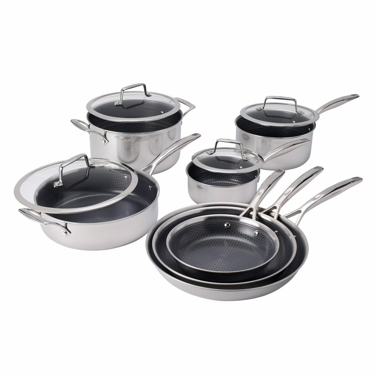 Henckels Paradigm stainless steel cookware set 11 piece (British brand)