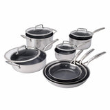 Henckels Paradigm stainless steel cookware set 11 piece (British brand)