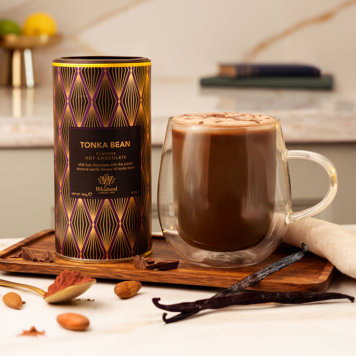 Whittard tonka bean flavour hot chocolate 350g - British product