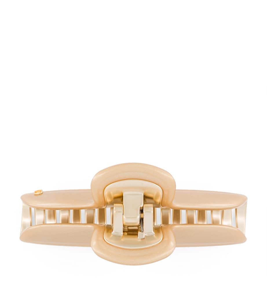 Alexandre de Paris gold-plated claw hair clip 10.5cm (British brand)