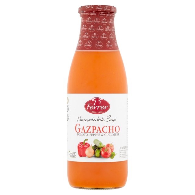 Ferrer Tomato Pepper & Cucumber Gazpacho Soup   745g GOODS M&S   