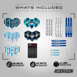 Red Dragon Gerwyn Price Iceman darts accessories pack (British brand)