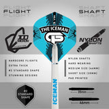 Red Dragon Gerwyn Price Iceman darts accessories pack (British brand)